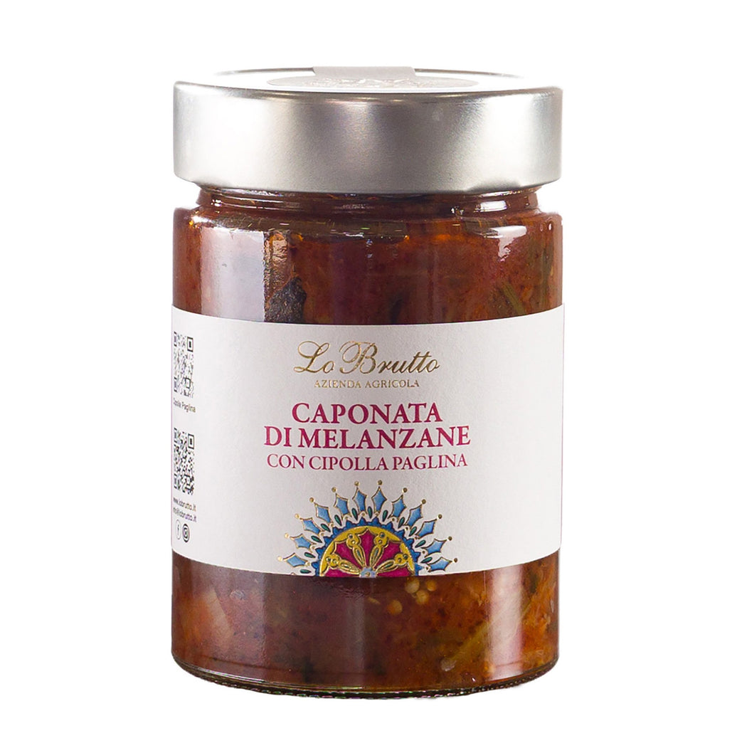 Caponata di melanzane con cipolla Paglina